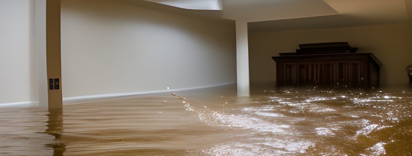 water damage repair Toronto-Flooded basement