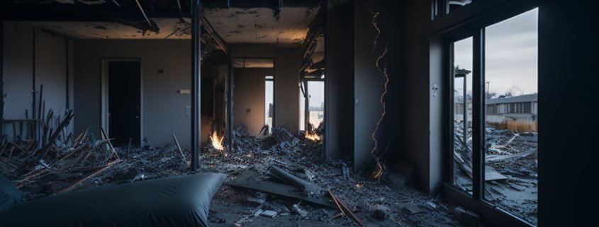fire damaged home toronto 2