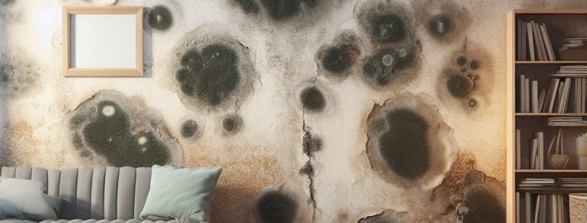 mold growing on wall inside toronto home