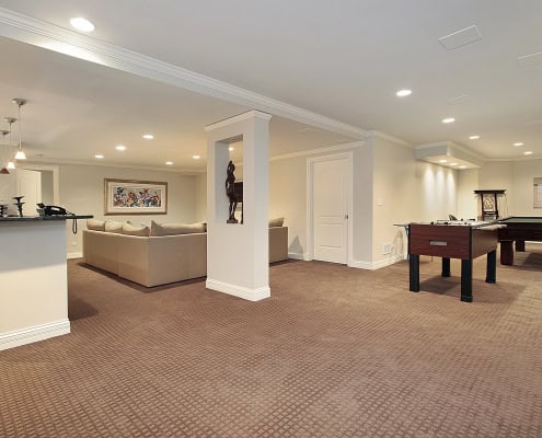 Finished basement toronto home