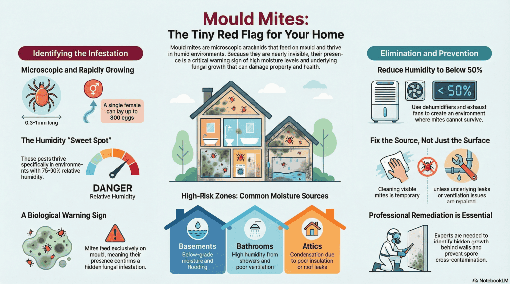 mold mites infograghic